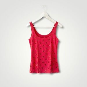 🌸New🌸 Victoria’s Secret Sequin Tank top Red S